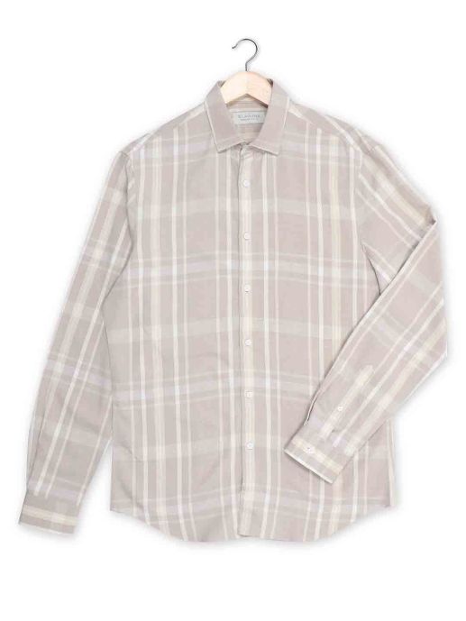 Cutaway collar regular full sleeve shirt