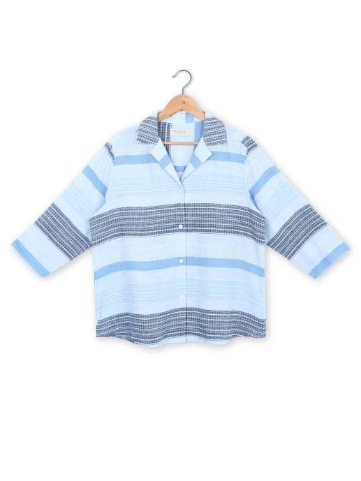 Blue stripe shirt