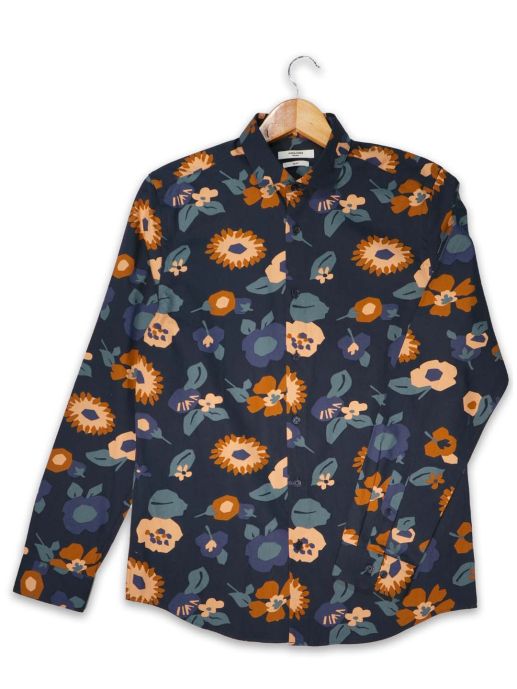 Floral print full sleeve shirt