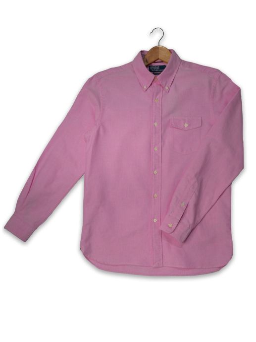 Pink buttoned down oxford shirt