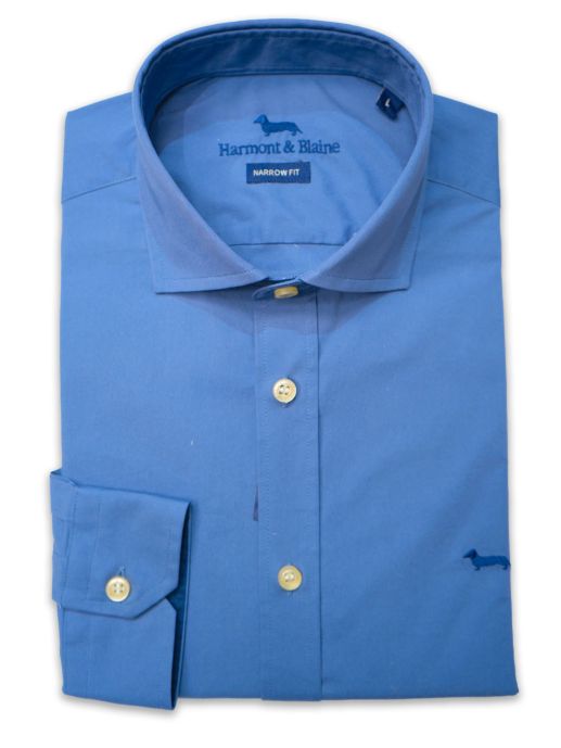 Solid poplin shirt 