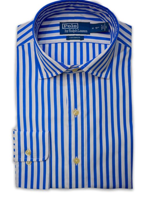 Bengal stripe blue shirt