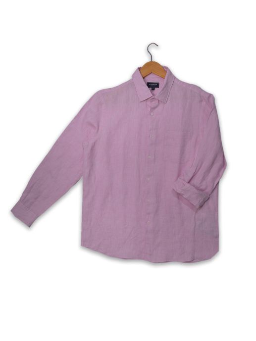 Pink linen shirt