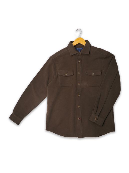 Dark brown overshirt