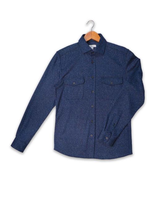 Navy blue overshirt