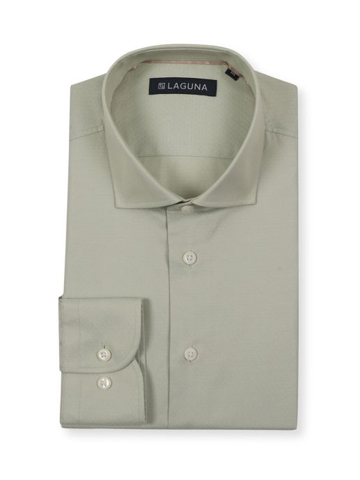 Green dobby shirt
