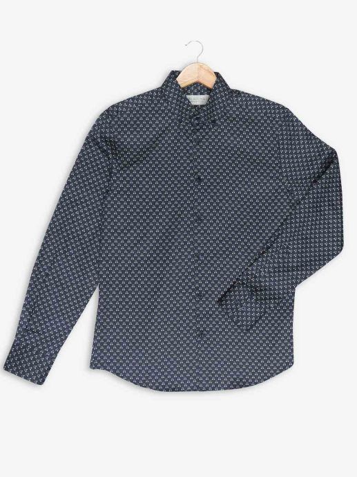 Navy Royal Print shirt