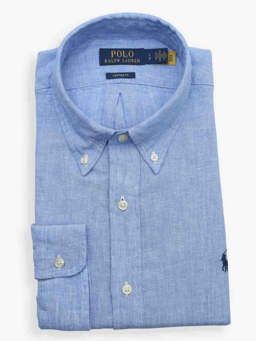 PRL -100% Linen Solid Shirt