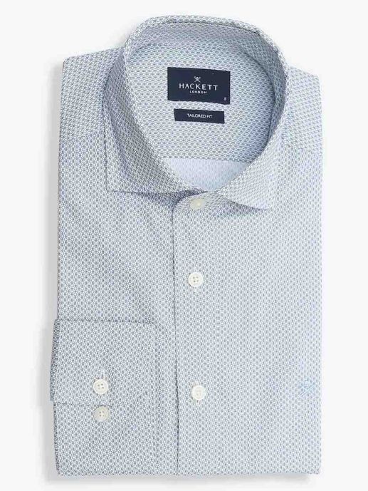 HACKET-  Ditsy Print  Tailored Fit Shirt