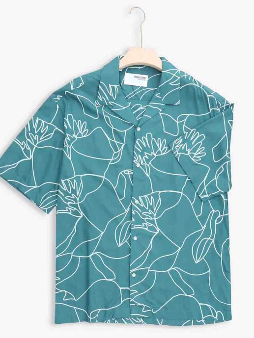 SELECTED - Resort  collar Short sleeve shirt