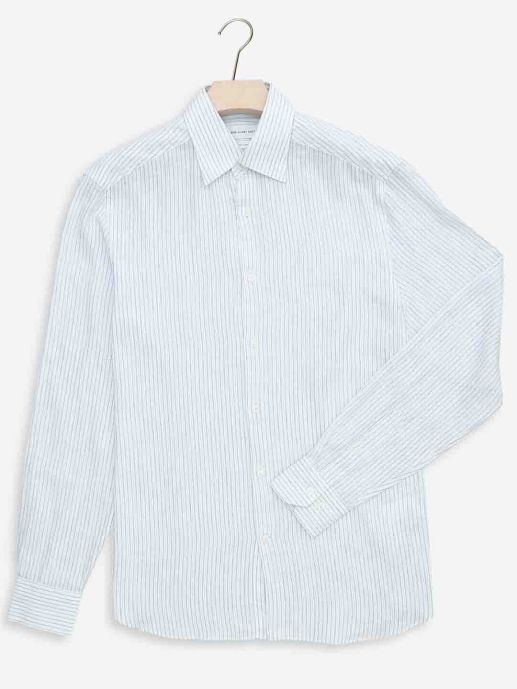 TOSS - Blue and white stripe  Full Sleeve Shirt