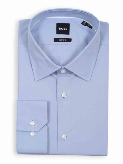 BOSS Blue solid Shirt