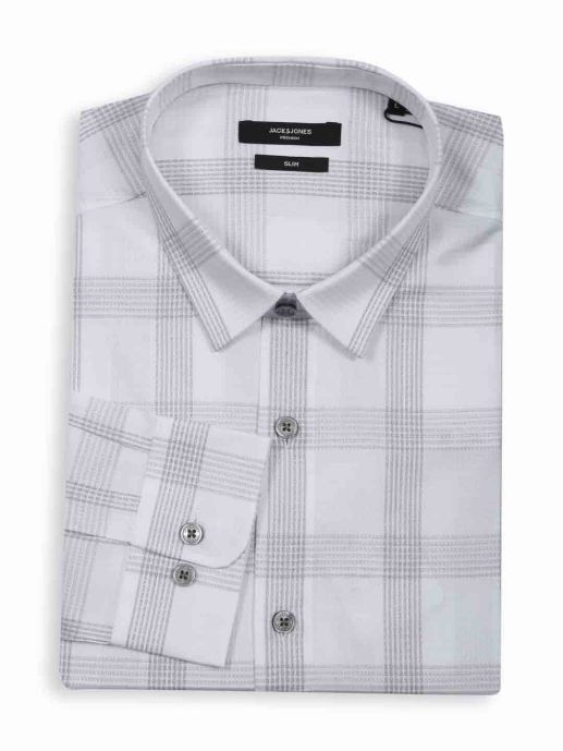 JACK & JONE PREMINUM DOBBY CHECKS SHIRT