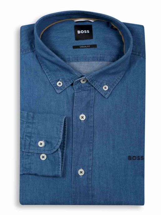 BOSS Denim Buttondown Collar shirt 