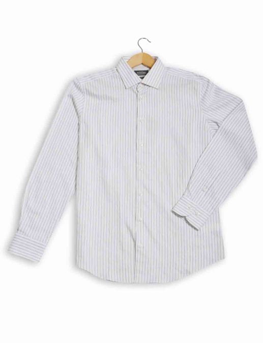 DRESSMAN Stripe Twill Shirt