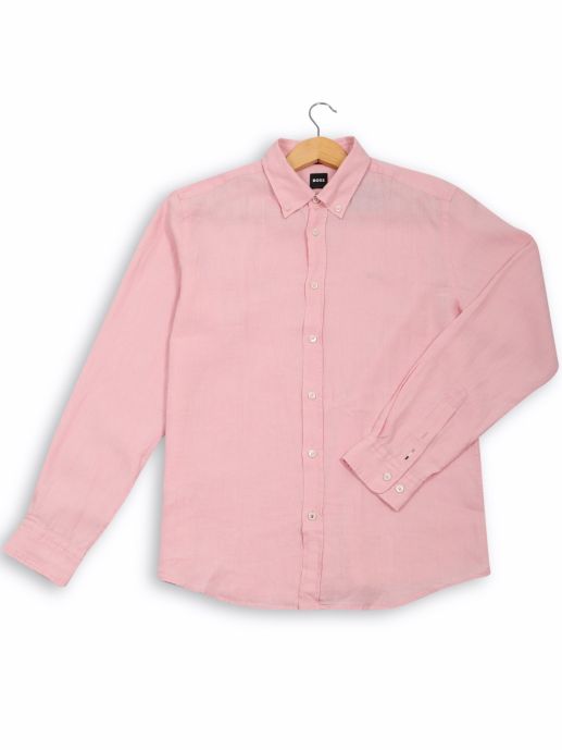 BOSS Linen  Full Sleeve shirt