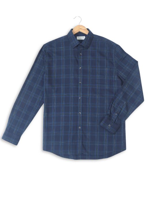 Blue Checks Full Sleeve Shirt