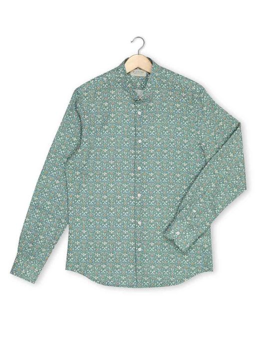 Mandrin collar full sleeve shirt