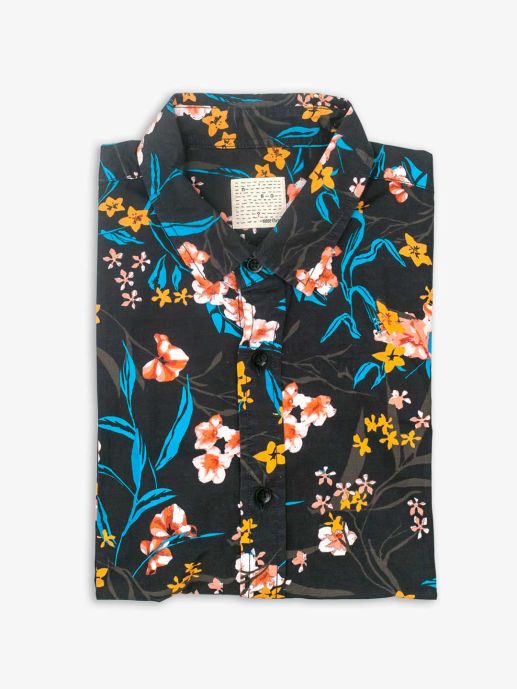 Printed short sleeve shirt