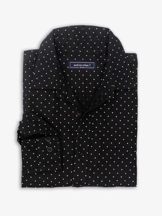 Regular collar printed shirt