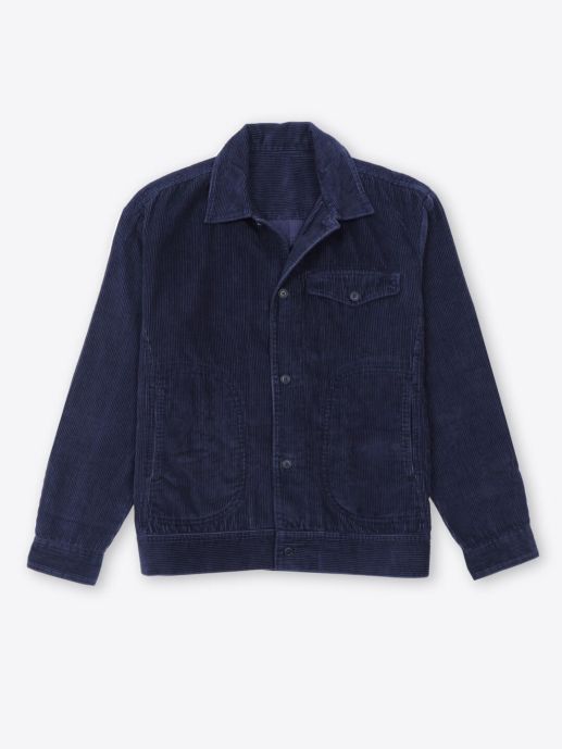 Indigo 8 Wales cord shacket