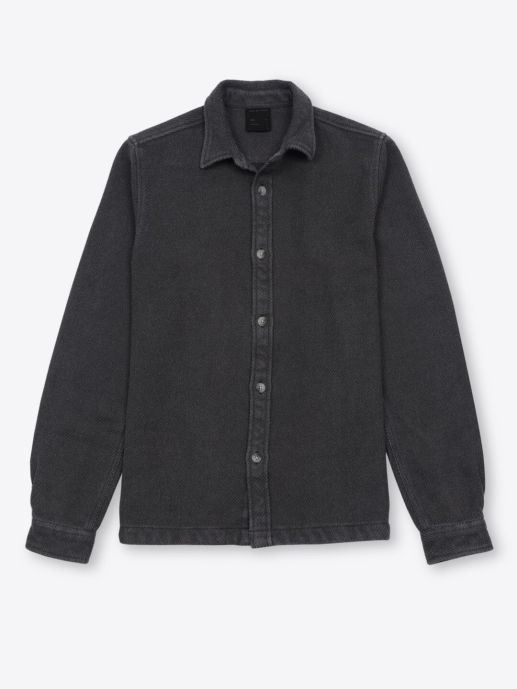 Chunky twill overshirt