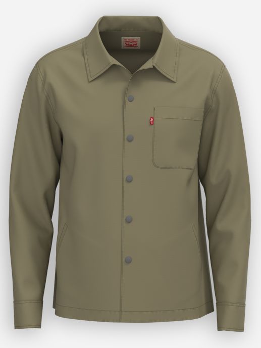 Classic American collar shacket