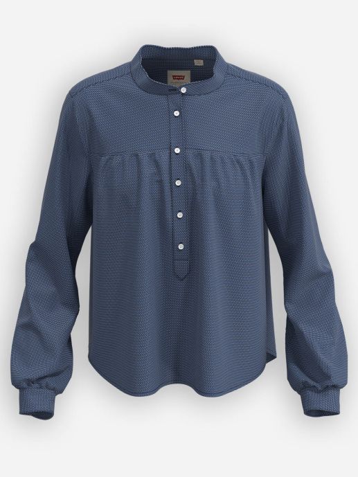 Navy shirt top