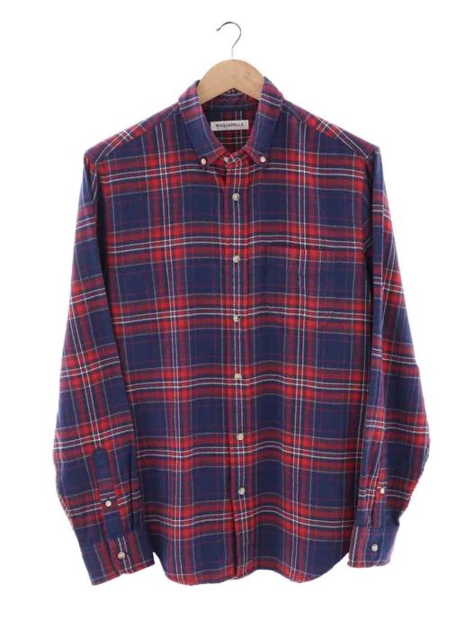 BRUSHED FLANNEL CHECKED SHIRT