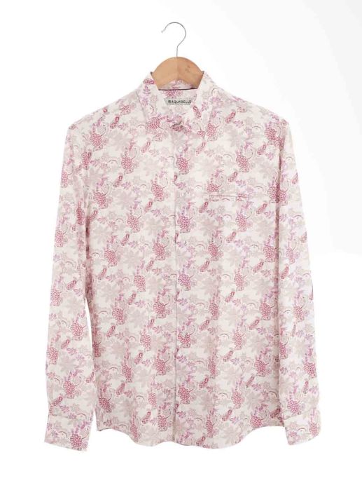 TEXTURED FLORAL PRINT