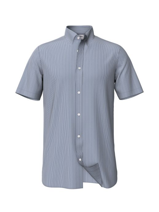 CK Blue Stripe Linen  Shirt