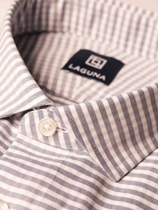 WASH N WEAR CHECK  TWILL SHIRT