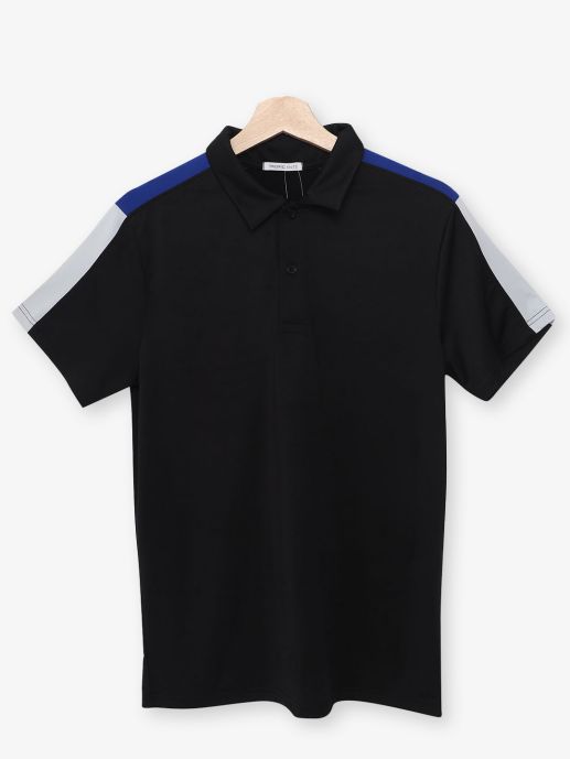 Cut-and-Sew Sleeve Polo