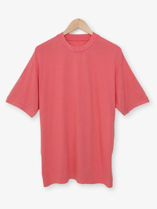 Pink Cotton Men's T-shirt