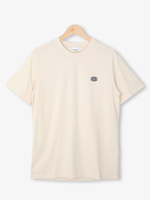 Ivory Elegance Embroidered Tee