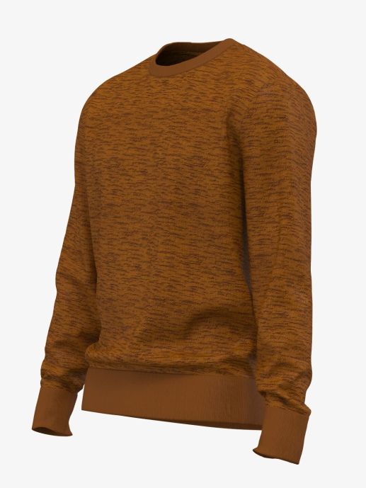 Rustic Charm Knit Sweatshirt