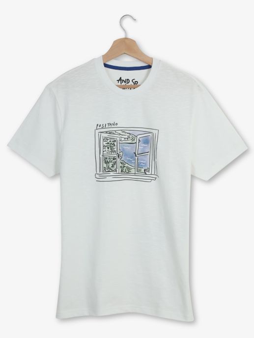 Summer Breeze Slub White Tee